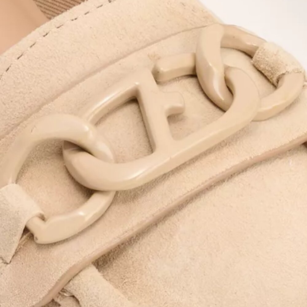 Franco Sarto Cream Loafers - Picture 5 of 5